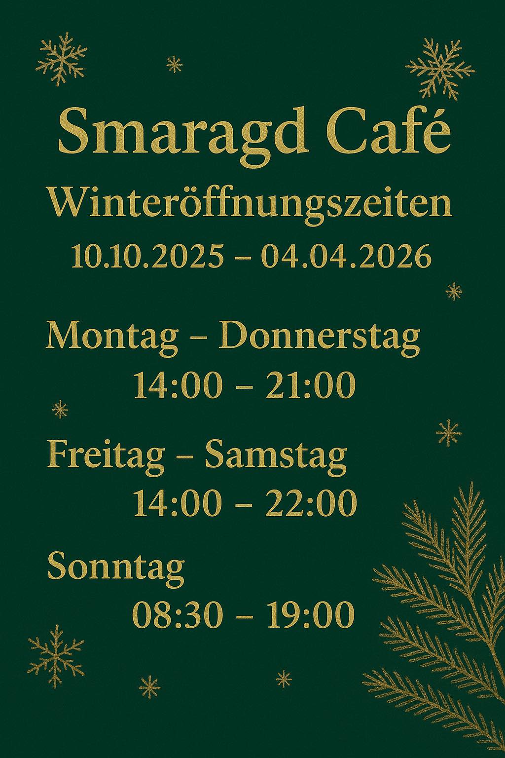 Impressionen – Café Smaragd